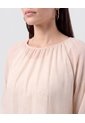 Blusa Cuello Recogido Transparente Mujer  Para Mujer Negro Patprimo de Patprimo