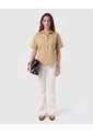Camisa Corta Doble Bolsillo Mujer  Para Mujer Negro Patprimo de Patprimo