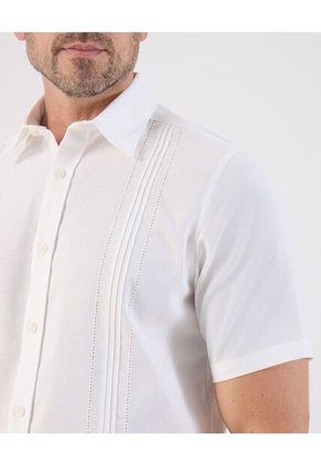 Camisa Guayabera Para Hombre M/C Color Blanco Marca Patprimo #44030406