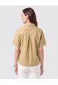 Camisa Corta Doble Bolsillo Mujer  Para Mujer Negro Patprimo de Patprimo