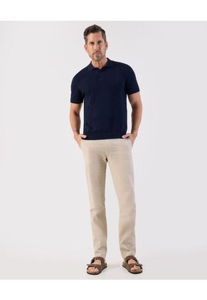 Polo Para Hombre Cuello Tejido Sin Bolsillo Color Azul Marca Patprimo #44112789