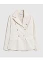 Blazer  Para Mujer  Color Blanco Marca Patprimo #30400148 de Patprimo