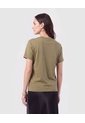 Camiseta Con Bordado Floral Para Mujer  Para Mujer Negro Patprimo de Patprimo