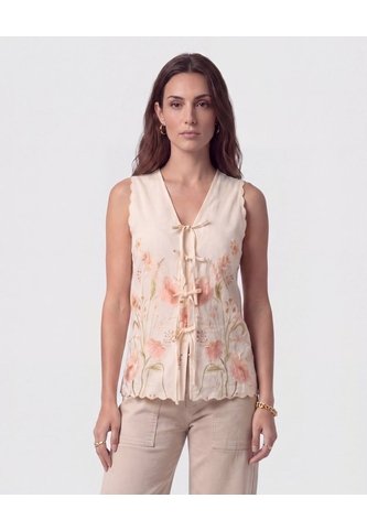 Blusa Sisa Con Cierre De Lazos Mujer  Para Mujer Negro Patprimo Patprimo