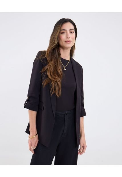 Blazer Para Mujer  Color Negro Marca Patprimo #30400140