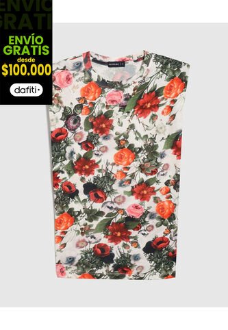 Camiseta Para Mujer Manga Sisa Color Naranja Marca Patprimo #30093494 Patprimo