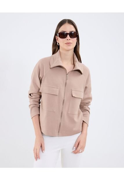 Chaqueta Para Mujer Deportiva Color Beige Marca Patprimo #30080557
