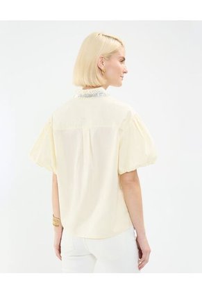 Camisa Para Mujer Manga Corta Color Amarillo  Marca Patprimo #30010669