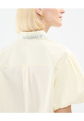 Camisa Para Mujer Manga Corta Color Amarillo  Marca Patprimo #30010669