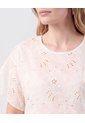 Blusa Ojalillo Manga Corta Mujer  Para Mujer Negro Patprimo de Patprimo