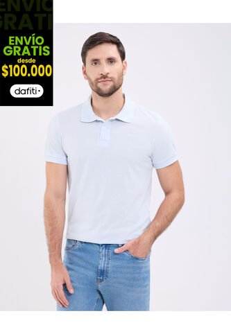 Polo Para Hombre Cuello Tejido Sin Bolsillo Color Azul Marca Patprimo #44112757 Patprimo