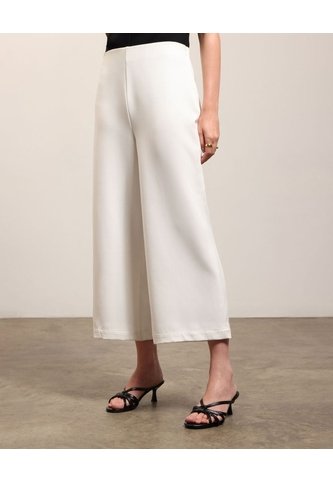 Pantalón Culotte Tiro Alto Para Mujer  Para Mujer Negro Patprimo Patprimo