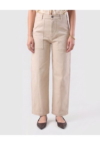 Jeans Bota Ancha Con Bolsillos Para Mujer  Para Mujer Negro Patprimo Patprimo