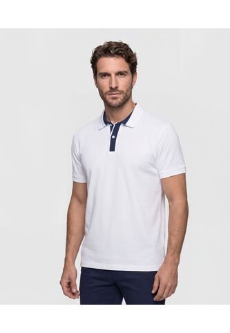 Polo  Para Hombre Cuello Tejido Sin Bolsillo Color Blanco Marca Patprimo #44118306 Patprimo