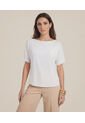 Blusa  Para Mujer Manga Corta Color Blanco Marca Patprimo #30128492 de Patprimo