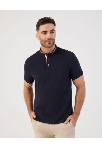 Polo  Para Hombre Cuello Tejido Sin Bolsillo Color Azul Marca Patprimo #44117257