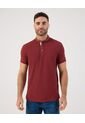 Polo  Para Hombre Cuello Tejido Sin Bolsillo Color Vino Marca Patprimo #44117257 de Patprimo