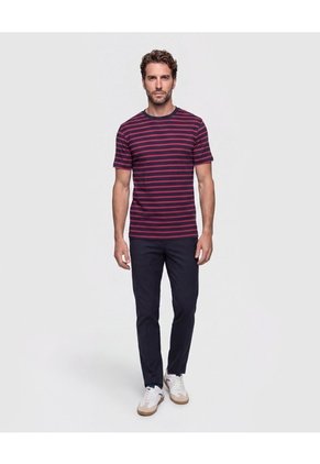 Camiseta Cuello Redondo Manga Corta Hombre Para Hombre Negro Patprimo