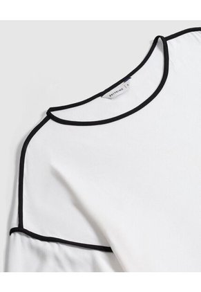 Blusa  Para Mujer Manga 3/4 Color Blanco Marca Patprimo #30127839