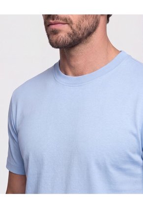 Camiseta Cuello Redondo Manga Corta Hombre Para Hombre Negro Patprimo