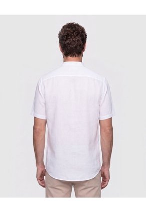 Camisa Cuello Mao Unicolor Para Hombre Para Hombre Negro Patprimo