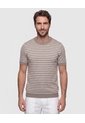 Camiseta Tejida Cuello Redondo Hombre  Para Hombre Negro Patprimo de Patprimo