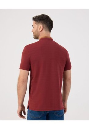 Polo  Para Hombre Cuello Tejido Sin Bolsillo Color Vino Marca Patprimo #44117257