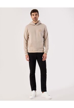 Buzo  Para Hombre Hoodie Color Beige Marca Patprimo #44060326