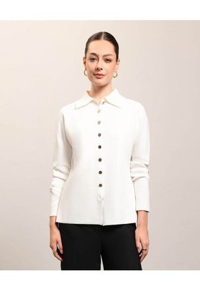 Saco  Para Mujer Cardigan Color Crudo Marca Patprimo #30330684