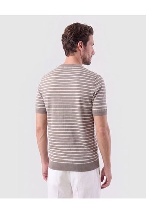 Camiseta Tejida Cuello Redondo Hombre Para Hombre Negro Patprimo