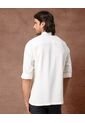 Guayabera Cuello Neru Con Bordados   Para Hombre Crema Patprimo de Patprimo