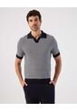Polo  Para Hombre Cuello Maquina Sin Bolsillo Color Azul Marca Patprimo #44112787 de Patprimo