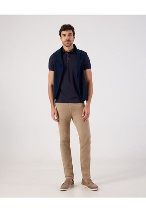 Polo  Para Hombre Cuello Tejido Sin Bolsillo Color Azul Marca Patprimo #44117242