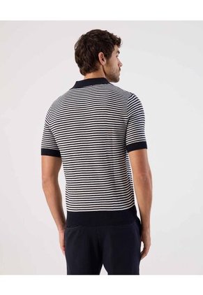 Polo  Para Hombre Cuello Maquina Sin Bolsillo Color Azul Marca Patprimo #44112787