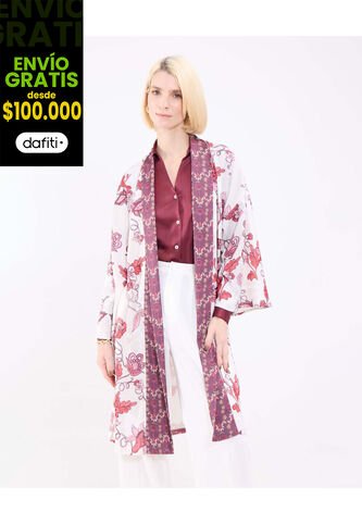 Chaqueta Para Mujer Kimono Color Blanco Marca Patprimo #30080562 Patprimo