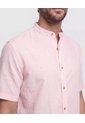 Camisa Cuello Mao Unicolor Para Hombre  Para Hombre Negro Patprimo de Patprimo