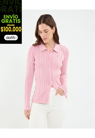 Saco Para Mujer Cardigan Color Rosa Marca Patprimo #30330626 Patprimo