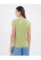 Camiseta Para Mujer Manga Corta Cuello Redondo Color Verde Marca Patprimo #30093761 de Patprimo