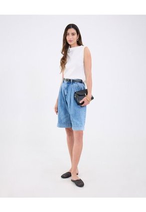 Camiseta Para Mujer Manga Sisa Cuello Redondo Color Blanco Marca Patprimo #30093789