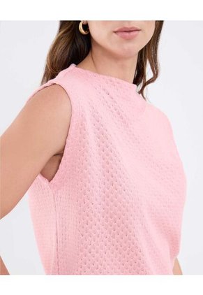 Camiseta Para Mujer Manga Sisa Cuello Redondo Color Rosa Marca Patprimo #30093789