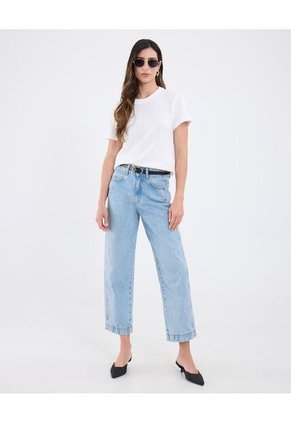 Camiseta Para Mujer Manga Sisa Cuello Redondo Color Blanco Marca Patprimo #30093816