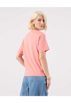 Camiseta Para Mujer Manga Corta Cuello Redondo Color Rosa Marca Patprimo #30093823