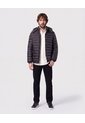 Chaqueta Acolchada Con Capota   Para Hombre Negro Patprimo de Patprimo