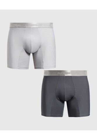 Set X2 Bóxers Largos Con Textura Microperforada  X2 Para Hombre Surtido Patprimo Patprimo