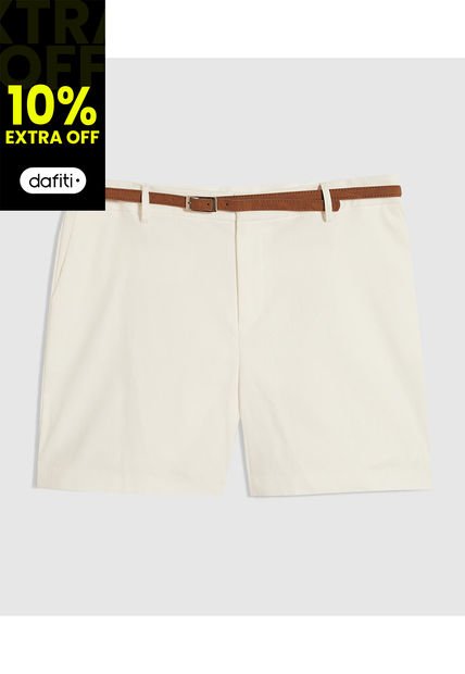 Bermuda Para Mujer  Color Crema Marca Patprimo #30100364
