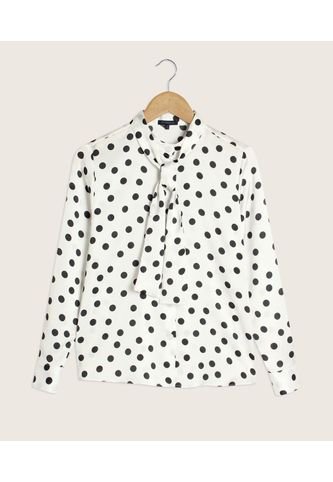 Blusa Manga Larga Mujer Patprimo Blanco 30122836-10020 Patprimo