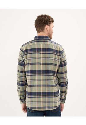 Camisa Para Hombre Manga Larga Con Bolsillo Color Verde  Marca Patprimo #44013054