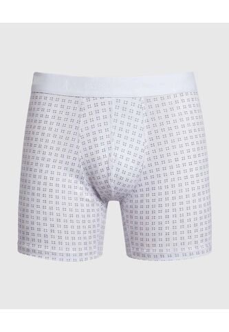 Boxer X1 Para Hombre Fleat Seamer Medio Color Blanco Marca Patprimo #44000522 Patprimo