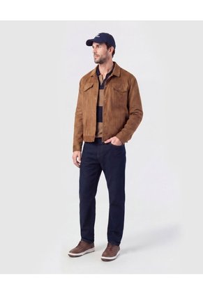 Chaqueta Trucker Para Hombre Café Patprimo
