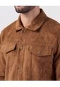 Chaqueta Trucker   Para Hombre Café Patprimo de Patprimo